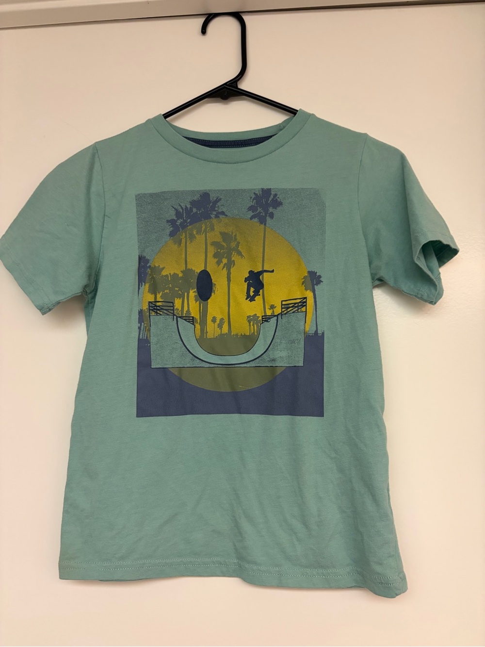 Arizona Jean Company Boys Mint Green Short Sleeve Skate Graphic Tee